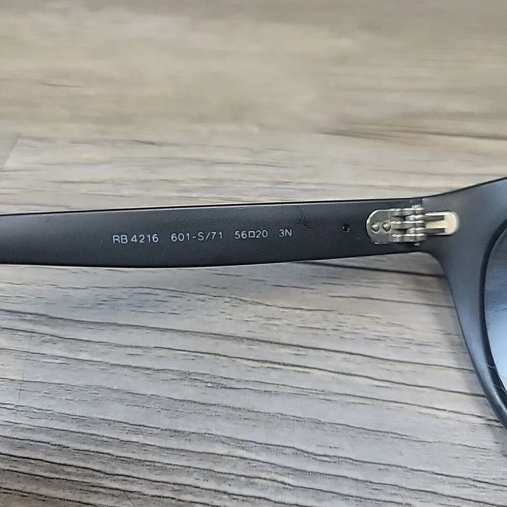 Ray Ban RB4216 601-S/71 56-20 135‎ Black Sunglasses FRAMES ONLY Italy K